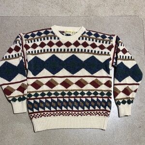 St John’s Bay Geometric Men’s XL Sweater